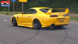 Toyota Supra Compilation 2022  BRUTAL Sounds [upl. by Anaes]