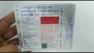 Telma 80 Am Tablet  Telmisartan 80mg And Amlodipine 5mg Tablet  Telma 80Am Tablet use Review Hindi [upl. by Oesile]