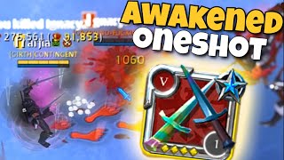 54 ➜ AWAKENED Oneshot  DaggerPair Solo PvP  Albion Online [upl. by Kuo206]