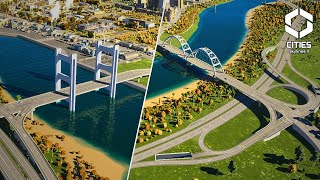 Downtown Bridge EXPANSION  Cities Skylines 2  Dewy del Mar 16 [upl. by Allmon163]