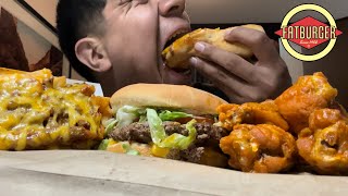 Fatburger Mukbang [upl. by Glaab]