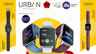 Urban Smart Watches unveiled Urban Lyf M and Urban Fit X Smart Watches at My jio  Stepping Stones [upl. by Enelloc326]