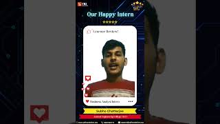 Student Testimonial  Subho Chatterjee Intern Review  shorts internship review testimonial [upl. by Attinahs]