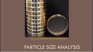 CEEN 341  Lecture 2  Particle Size Analysis [upl. by Kulda]