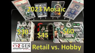 2023 Mosaic Football Retail vs Hobby [upl. by Placido956]