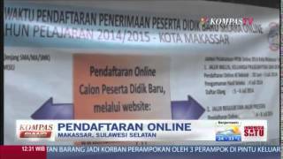 Pendaftaran Sekolah Online Makasar Sulsel Kompas Siang 19 Juni 2014 [upl. by Detta]