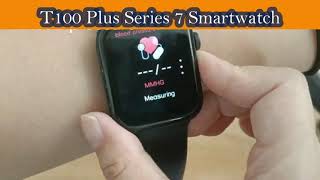 T100 Plus Smartwatch  Series 7  Smart Tech Accessories [upl. by Zeralda87]