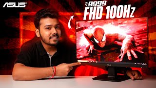 Budget FHD 100Hz Gaming Monitor under Rs 10000  ASUS VA24EHF [upl. by Bandur956]