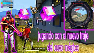 🛑Jugando Con La Nuevo Skin Del Cubo Mágico Influencia Del fuego Free Fire [upl. by Pepito]