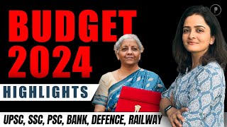 Budget 2024  Interim Budget 2024  Highlights  Current Affairs by Parcham Classes [upl. by Ivette]