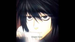 L Lawliet Death Note edit  One of the girls deathnote lawliet animeedit [upl. by Almat]