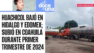 DeDoceAUna ¬ Huachicol bajó en Hidalgo y Edomex pero subió en Coahuila en primer trimestre Pemex [upl. by Erret621]