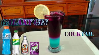 How To Make Galaxy Gin  Cocktail • Alcoholic Beverage [upl. by Wardieu]