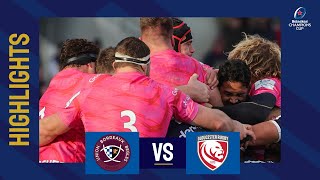 Highlights  Union BordeauxBègles v Gloucester Rugby Round 4│Heineken Champions Cup 202223 [upl. by Mukerji884]