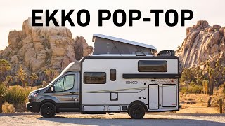 Inside Look  Winnebago Ekko PopTop RV [upl. by Ahsien]