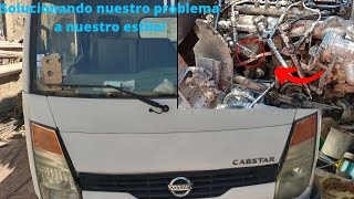 Cambiando el inyector del Nissan Cabstar [upl. by Annayrb]