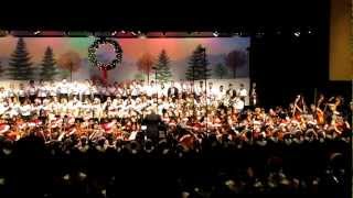 WVHS quotA Christmas Festivalquot at Prism 2012 All band choirs and orchestra [upl. by Dazhehs]