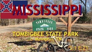 Mississippi Tombigbee State Park camping and riding BBQ in Memphis TN [upl. by Eiahpets]