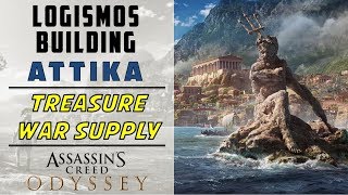 Logismos Building Attika  Loot Treasure amp War Supply Location  ASSASSINS CREED ODYSSEY [upl. by Chelsey]