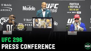 UFC 296 Press Conference Leon Edwards vs Colby Covington Full [upl. by Roanna283]