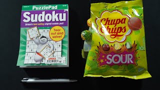 ASMR SOUR LOLLIPOPS amp SUDOKU PUZZLE SOLVING  SOFT WHISPERS [upl. by Lederer]