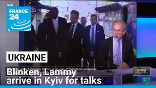 Blinken Lammy arrive in Kyiv for talks with Ukraines leaders • FRANCE 24 English [upl. by Durante886]