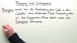 Physik  Beugung und Interferenz von Wellen  Physik  Schwingungen und Wellen [upl. by Eelana]