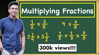 Multiplying Fractions  Multiplying Rational Numbers  Math Teacher Gon [upl. by Needan]