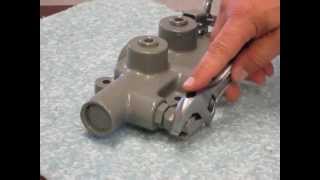 Prince Log Splitter Valve detent adjustment [upl. by Drofyar]