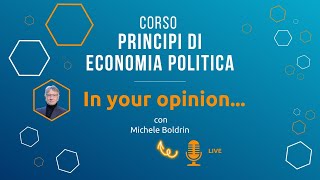 quotPrincipi Economia Politicaquot  Incontro live con gli studenti  II [upl. by Obeded]