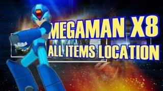 Megaman X8  All Rare metal  Armor  Items Locations [upl. by Whitelaw306]