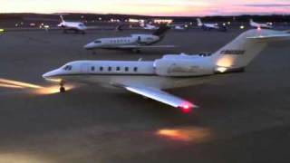 Citation X start up and take off [upl. by Anstus]