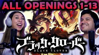 COUPLE REACTS TO BLACK CLOVER OPENINGS 113  🔥😱 [upl. by Sondra]