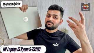 HP Laptop 15 2023 with Ryzen 5 7520U Unboxing amp Review A Big Performance Failure [upl. by Pavior]