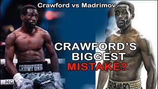 Crawford vs Madrimov Crawfords Biggest Mistake [upl. by Aicul]