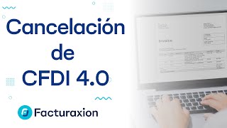 Cancelación de CFDI 40  Portal FX [upl. by Brannon693]