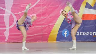 MAJORETTES Driady Uniejów DUO TRIO BATON   Kędzierzyn Koźle 2024 [upl. by Tiler]