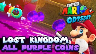 All 50 Purple Coins in Lost Kingdom Guide  Super Mario Odyssey [upl. by Maghutte]