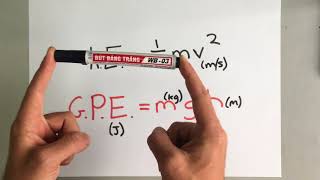 GCSE Physics  Energy 2  kinetic and Gravitational Potential Energy [upl. by Dawkins]