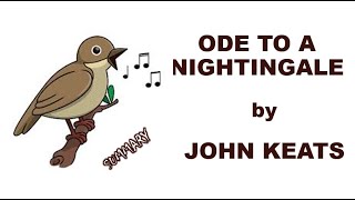 Ode to a Nightingale by John Keats  Summary [upl. by Darnall798]