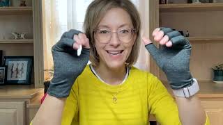 Bamboo Bliss  Fingerless Compression Gloves [upl. by Zingale219]