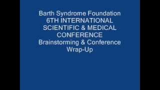 Barth Syndrome 2012 ConferenceBrainstorming ConferenceWrapUp [upl. by Aley]