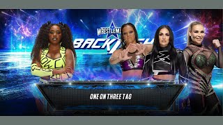 Naomi vs Sonya Deville Shayna Baszler amp Natalya  WWE2K23 [upl. by Speroni80]