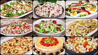 ¡No hagas la misma ENSALADA otra vez 12 RECETAS de Ensaladas Sencillas y Saludables [upl. by Liggitt]