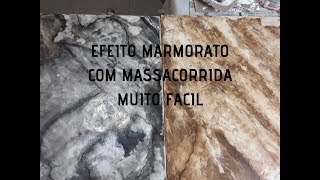 DIYcomo fazer efeito marmorato mármore com massa ACRÍLICA [upl. by Jovita]