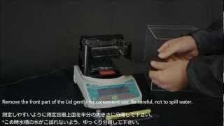 セッティング Setting ELECTRONIC DENSIMETER MDS300 PART 1 [upl. by Alyda339]