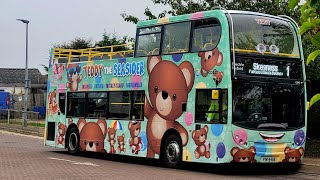 ROUTE VISUAL FULL ROUTE 1 CHAPEL ST LEONARDS  SKEGNESS INTERCHANGE STAGECOACH EAST MIDLANDS [upl. by Tobie]