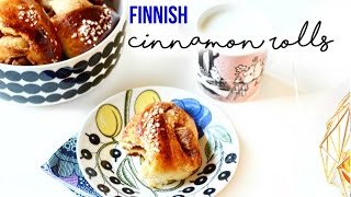 How to make Finnish Cinnamon Rolls – Korvapuustit [upl. by Averill]