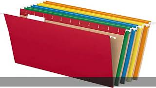 Pendaflex Hanging File Folders Letter Size Assorted Colors 15Cut Adjustable Tabs 25 Per Box [upl. by Chaney346]