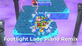 Footlight Lane Piano Remix by Goatman Gamer From Super Mario 3D World [upl. by Aruol213]